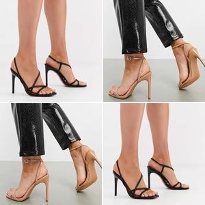 NWOB Lot of 2 ASOS Strappy Heeled Sandals